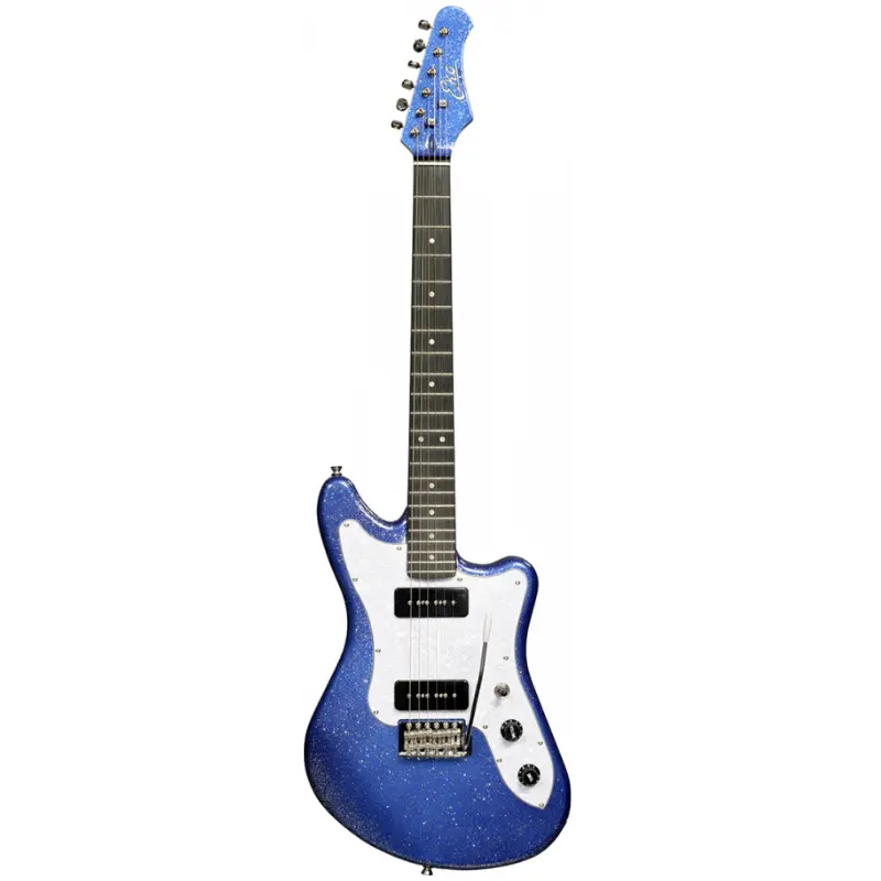 Eko Camaro Vintage Reissue 2-P90 Blue Sparkle