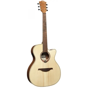 Lâg T70ACE-NAT Tramontane Auditorium Cutaway Électro Naturelle