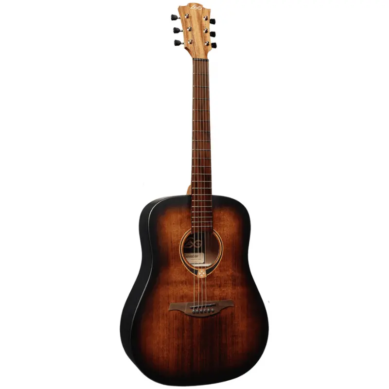 Lâg T70D-B&B Tramontane Dreadnought Black and Brown