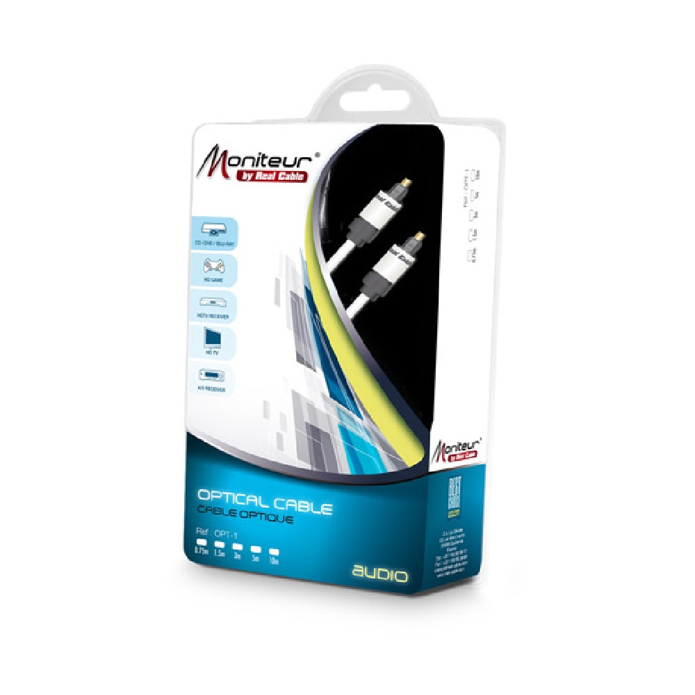 REAL CABLE MONITEUR 1.5M OPT-1