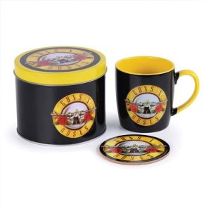 SET BOITE. TASSE ET SOUS-BOCK GUNS N ROSES