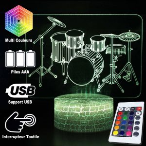 LAMPE 3D BATTERIE
