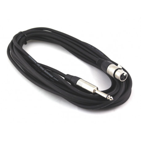 CABLE XLR FEMELLE / JACK MALE 6M - CAB2025