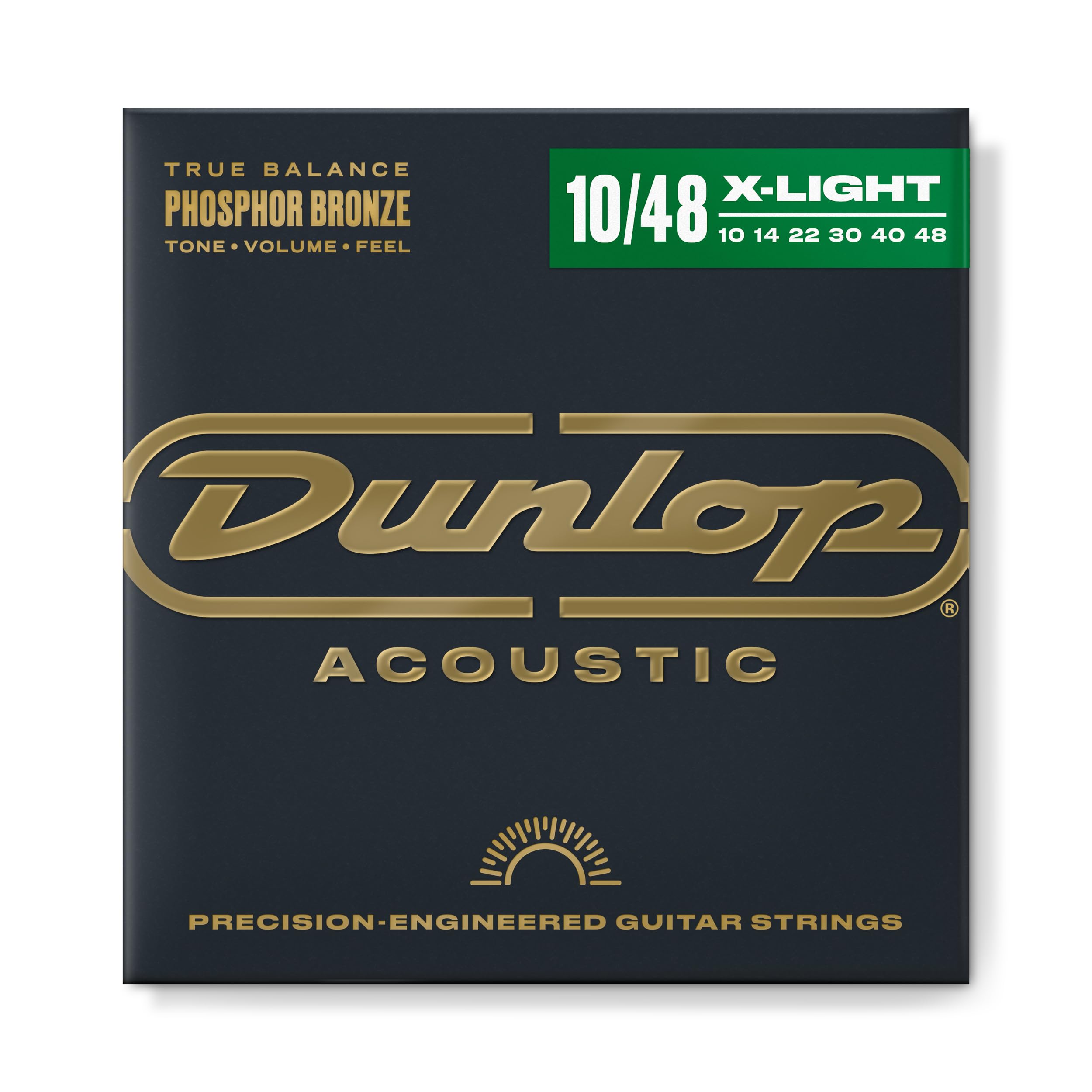 JEU GUITARE ACOUSTIQUE DUNLOP EXTRA LIGHT 10/48