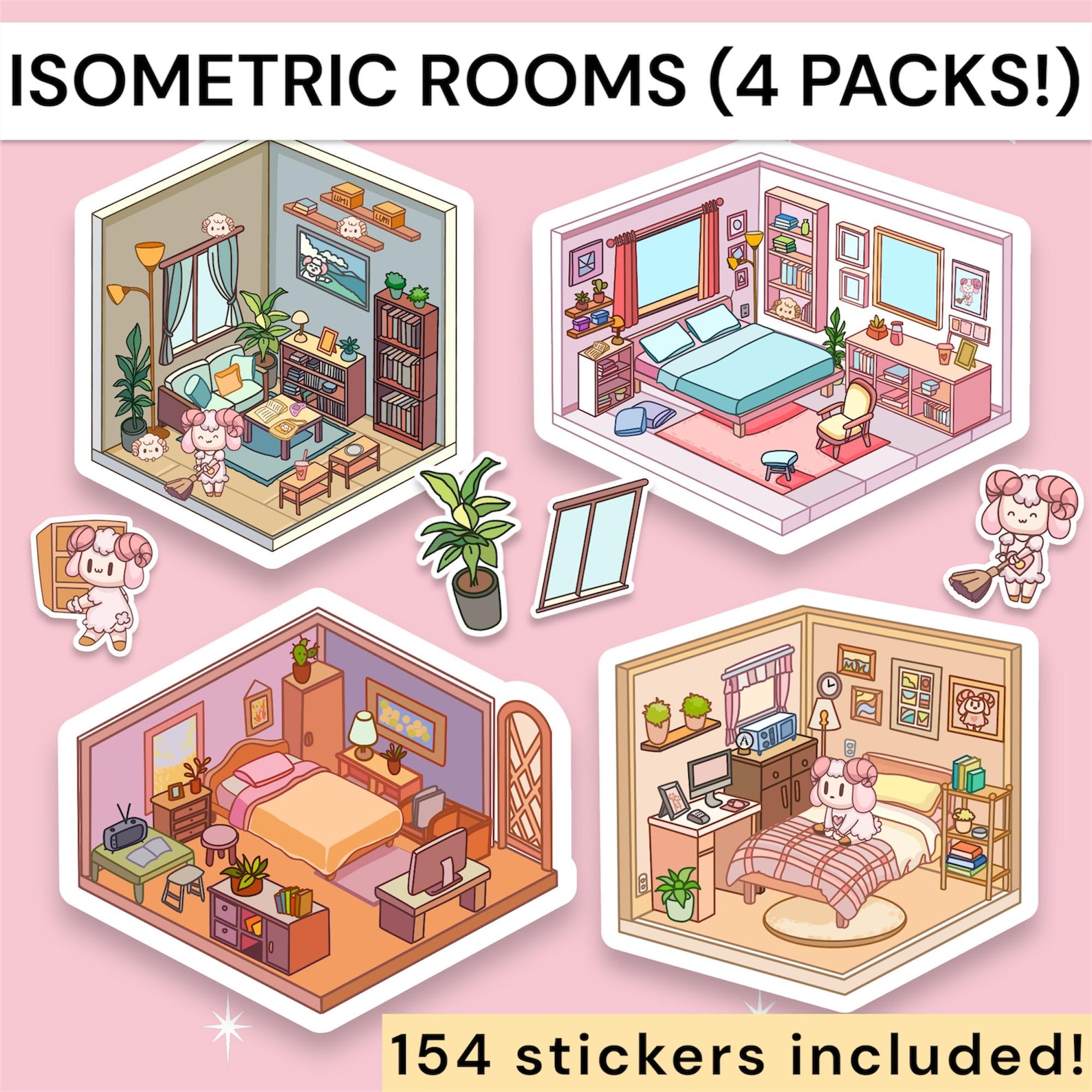 STICKER PACK POUR DECORATION