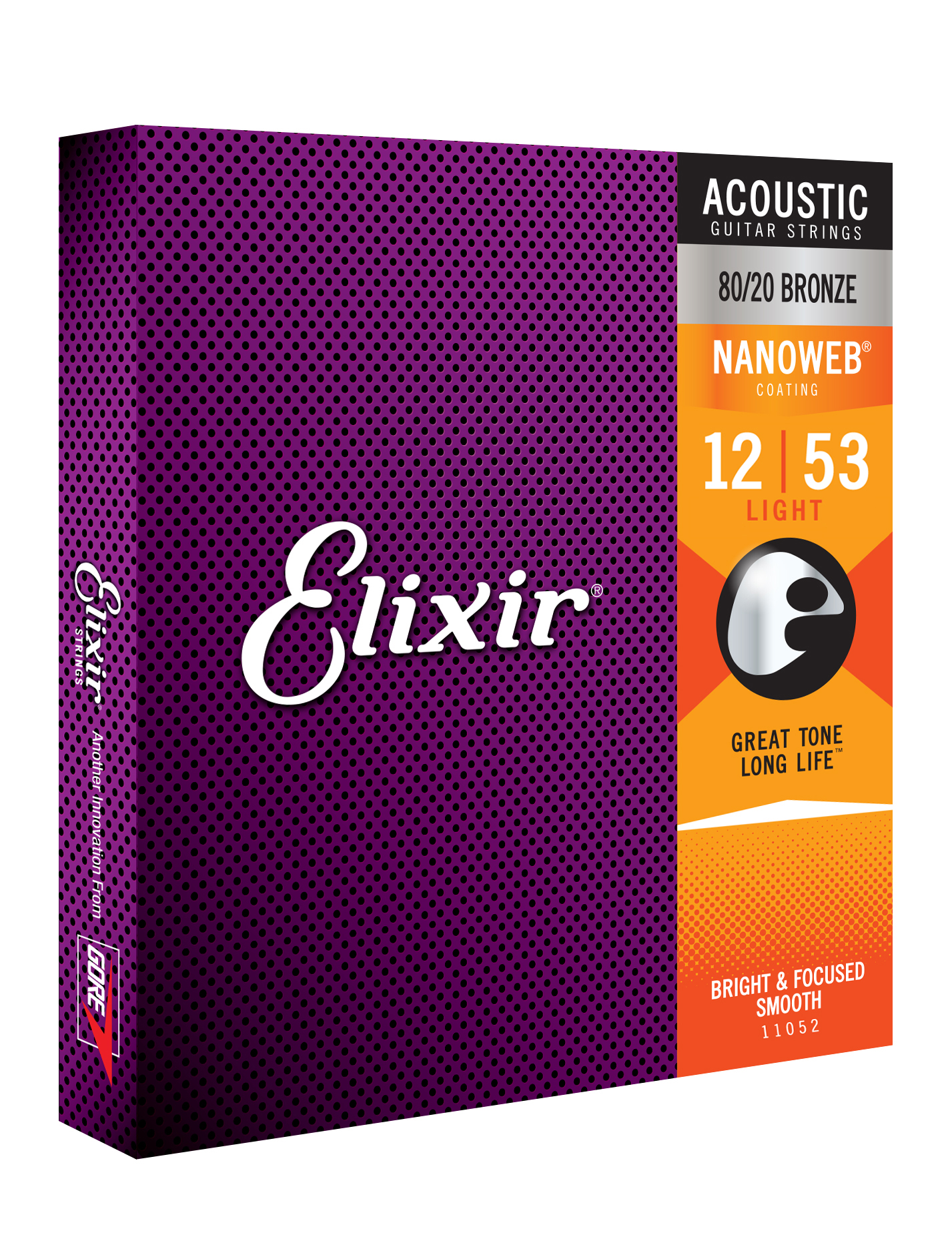JEU GUITARE ACOUSTIQUE NANOWEB LIGHT 12-53