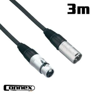 CABLE XLR MALE / XLR FEMELLE 3M  - CLPRO-XMXF/3