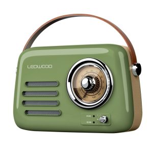 RADIO RETRO BLUETOOTH VERTE
